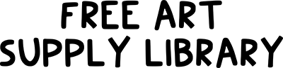 logo for art supply library